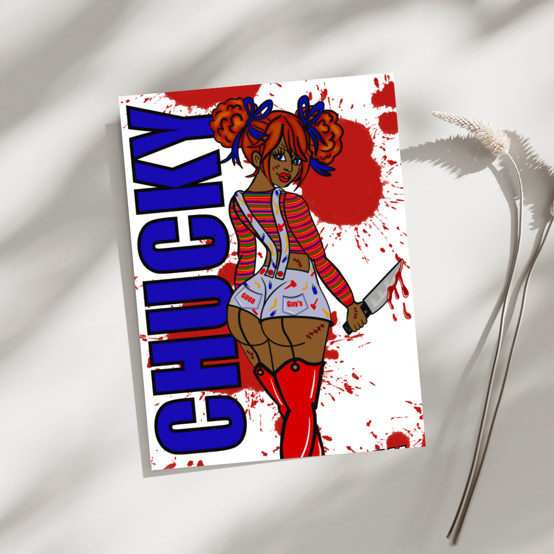 Chucky Fine Art Print- By Doobie Duo
