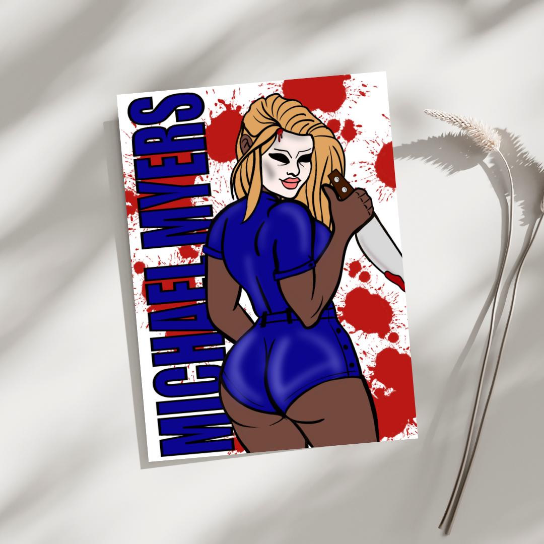 Michael Myers Fine Art Print- By Doobie Duo