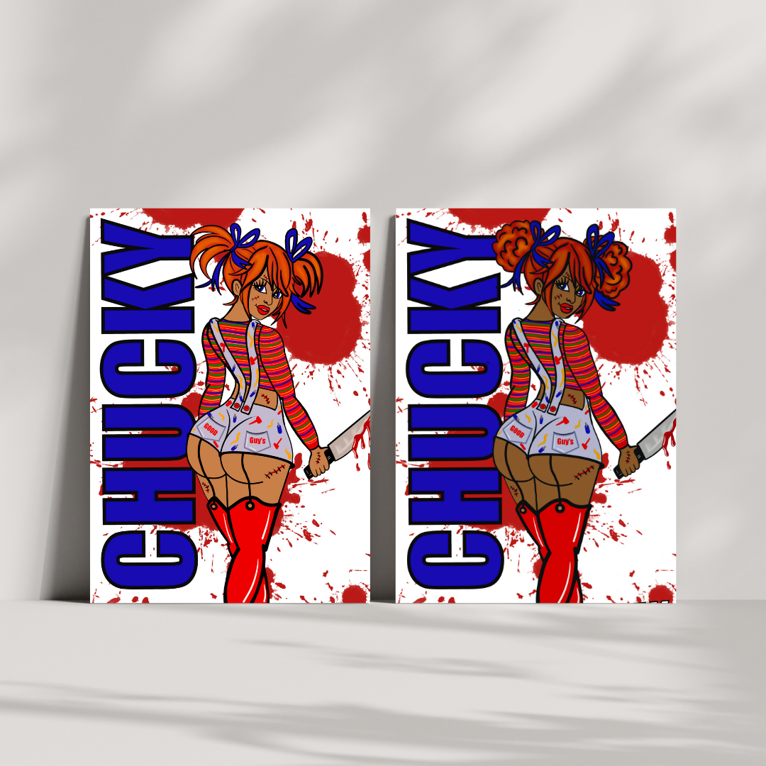 Chucky Fine Art Print- By Doobie Duo