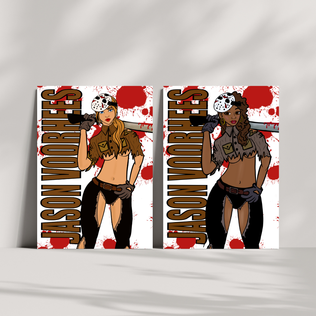 Jason Voorhees Wall Art Print -By Doobie Duo
