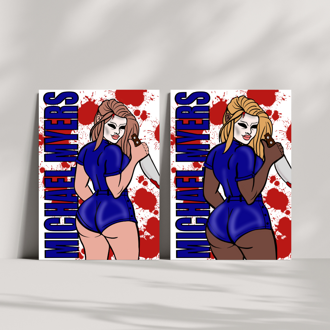 Michael Myers Fine Art Print- By Doobie Duo