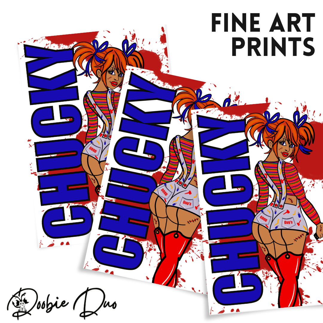 Chucky Fine Art Print- By Doobie Duo