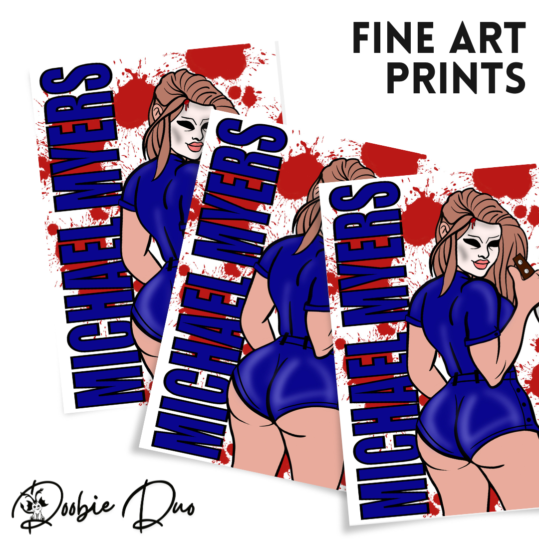 Michael Myers Fine Art Print- By Doobie Duo