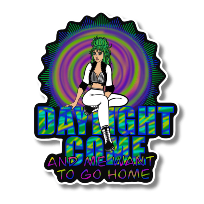 Beetlejuice-Inspired Sticker - Uniquely Designs By Doobie Duo - Doobie Duo