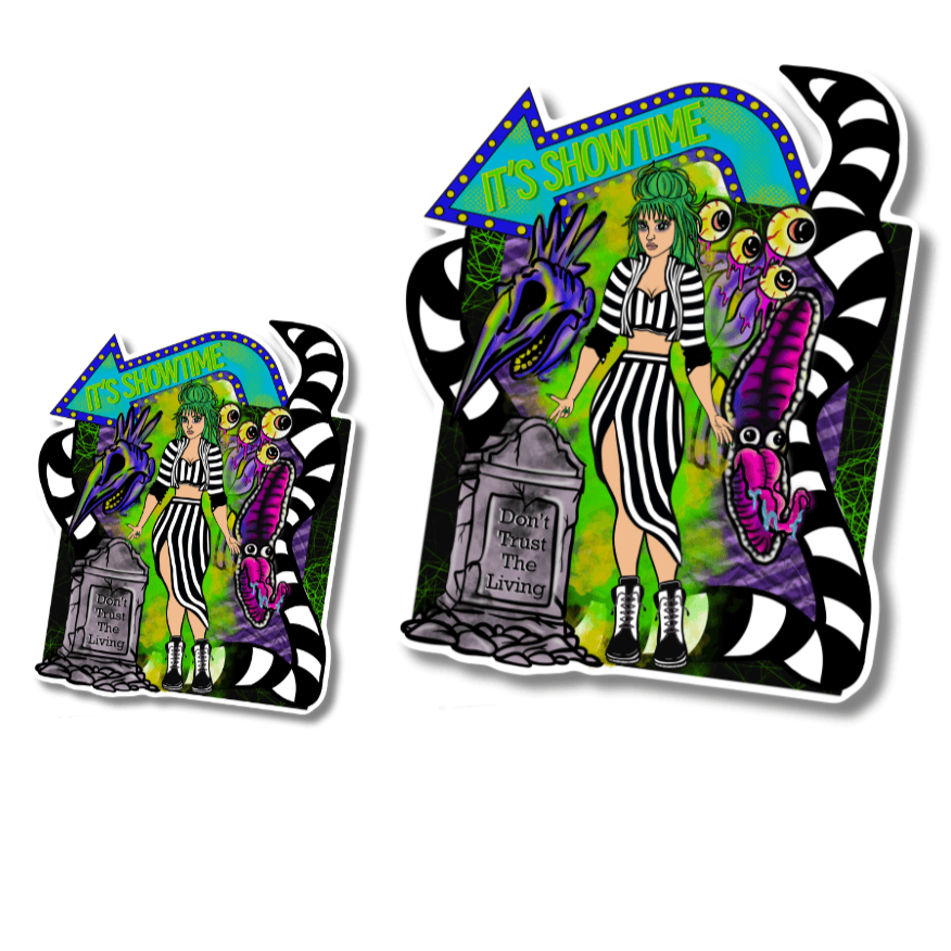 Beetlejuice-Inspired Sticker - Uniquely Designs By Doobie Duo - Doobie Duo