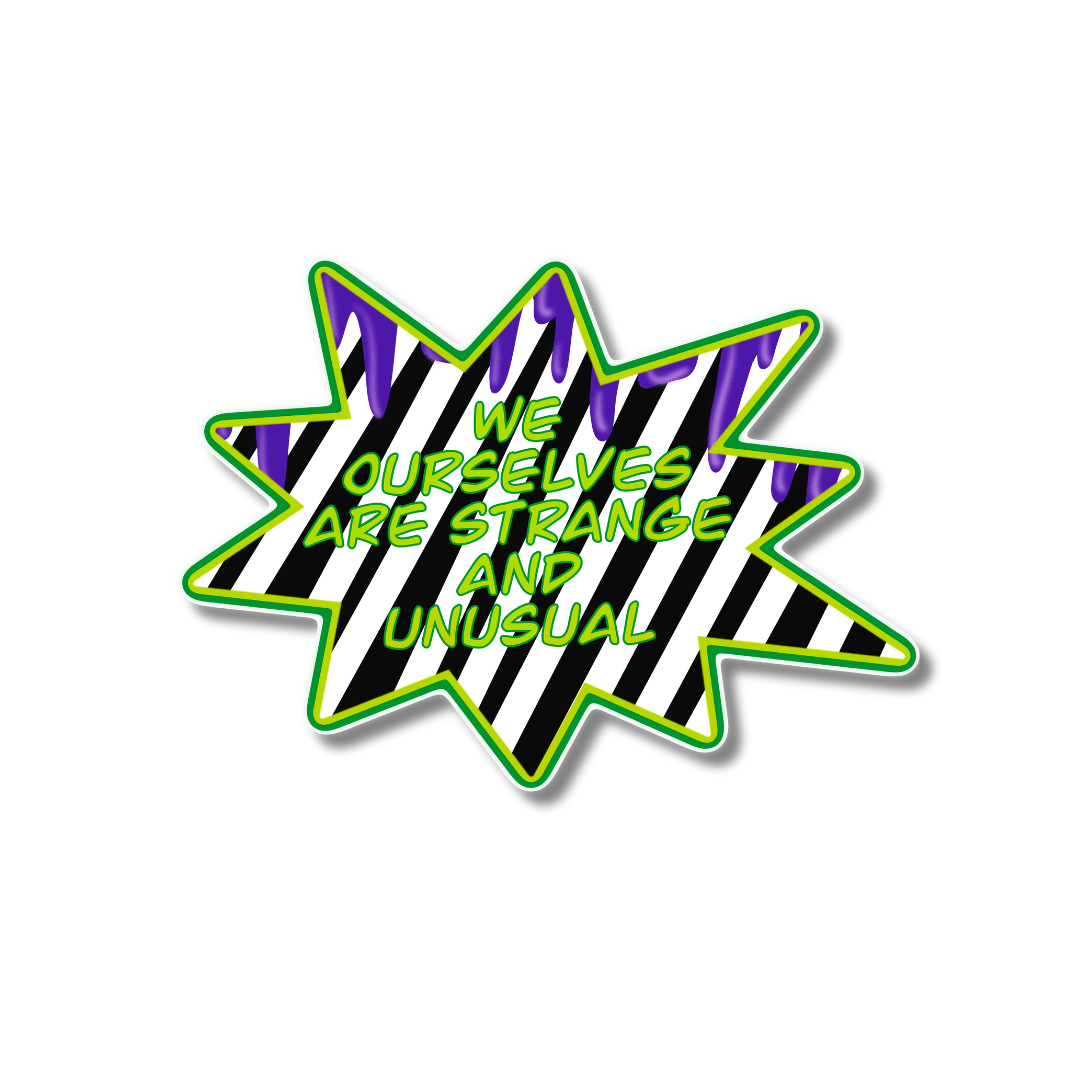 Beetlejuice-Inspired Sticker - Uniquely Designs By Doobie Duo - Doobie Duo
