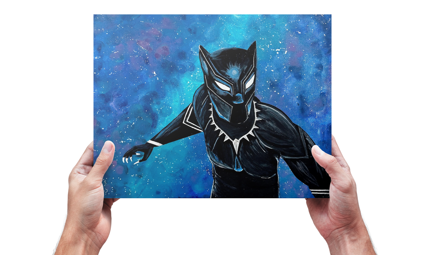 Black Panther Fine Art Print- In the Night Sky - Doobie Duo