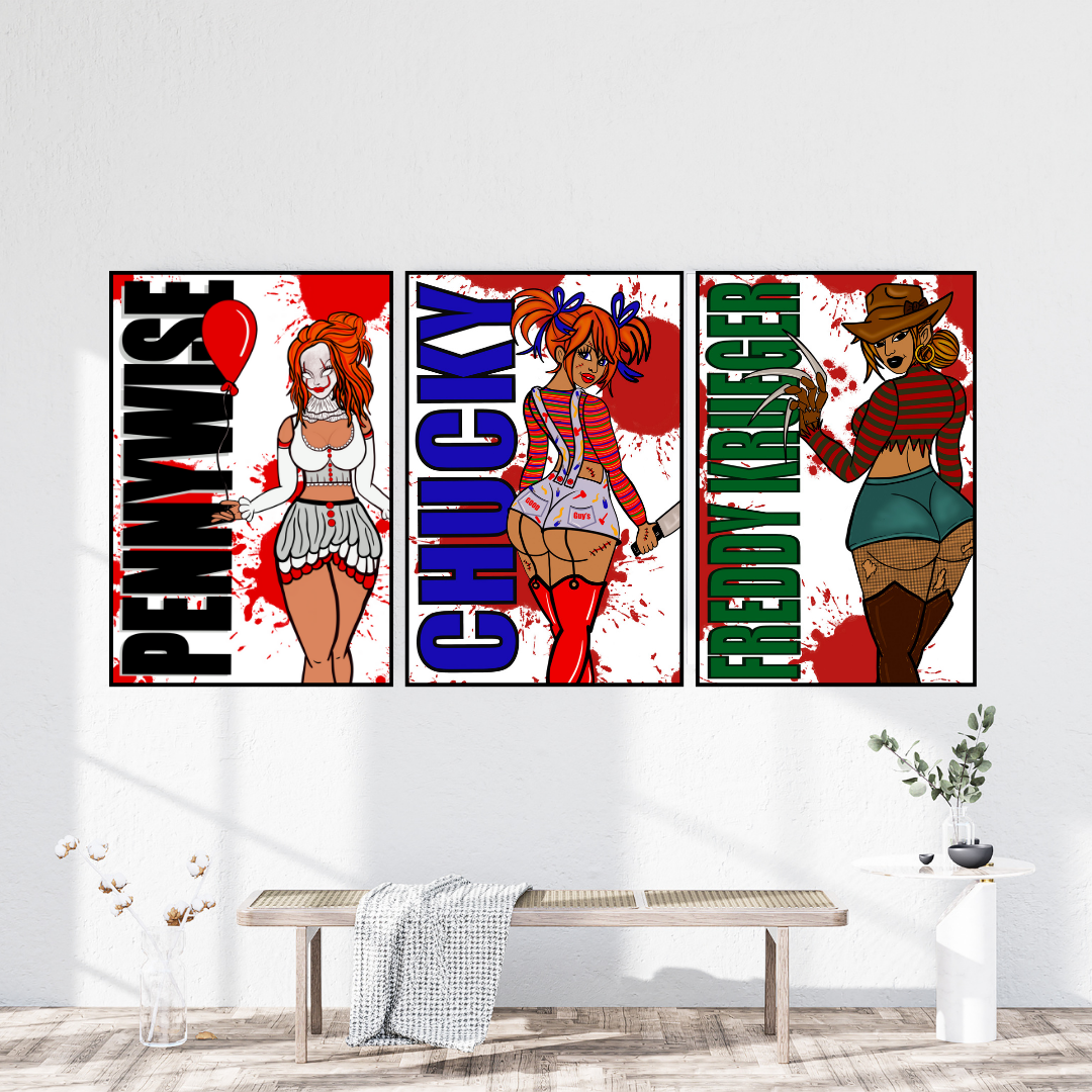 Chucky Fine Art Print- By Doobie Duo