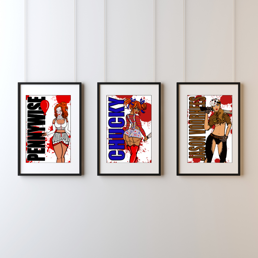Chucky Fine Art Print- By Doobie Duo