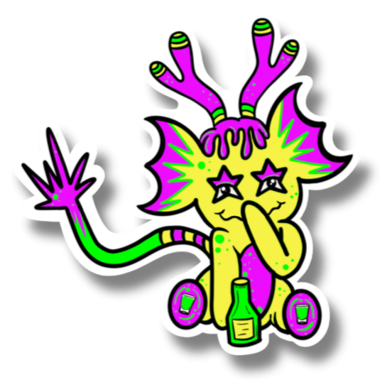 Doobie and The Gang Sticker – Fun Crew Collection - Doobie Duo