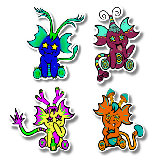 Doobie and The Gang Sticker – Fun Crew Collection - Doobie Duo