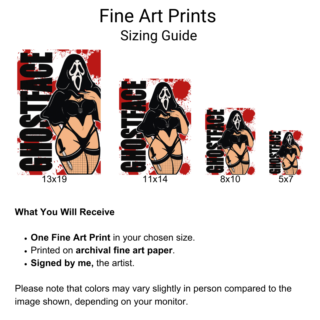Ghostface Art Print By Doobie Duo