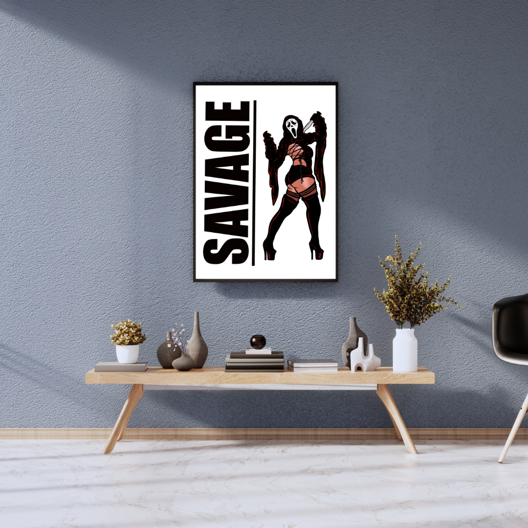 Ghostface Art Print By Doobie Duo