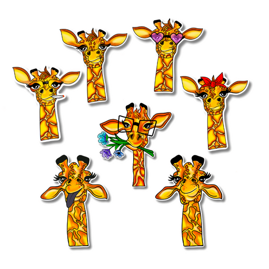 Giraffe Sticker – Safari Chic Collection - Doobie Duo