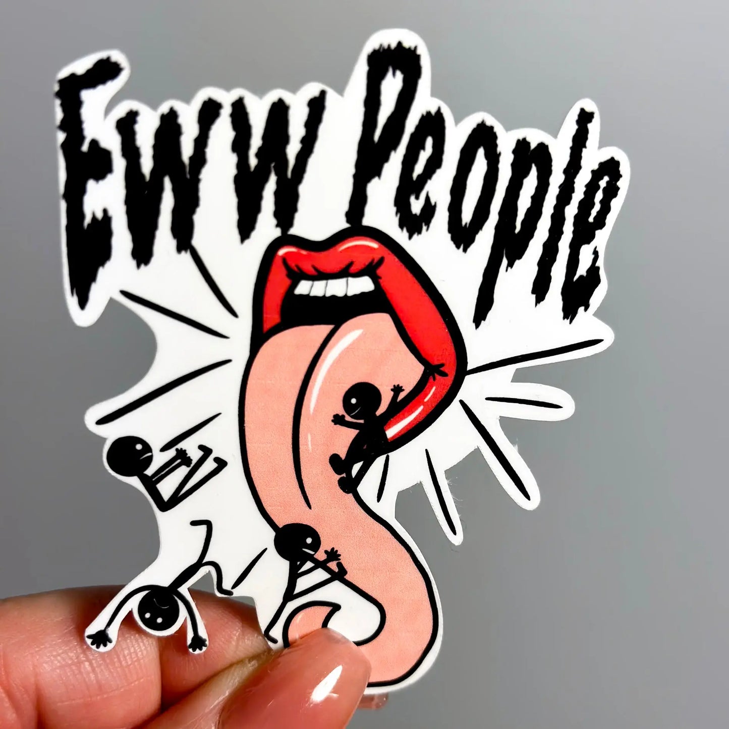 Eww People Sticker – Quirky Vibes Collection - Doobie Duo