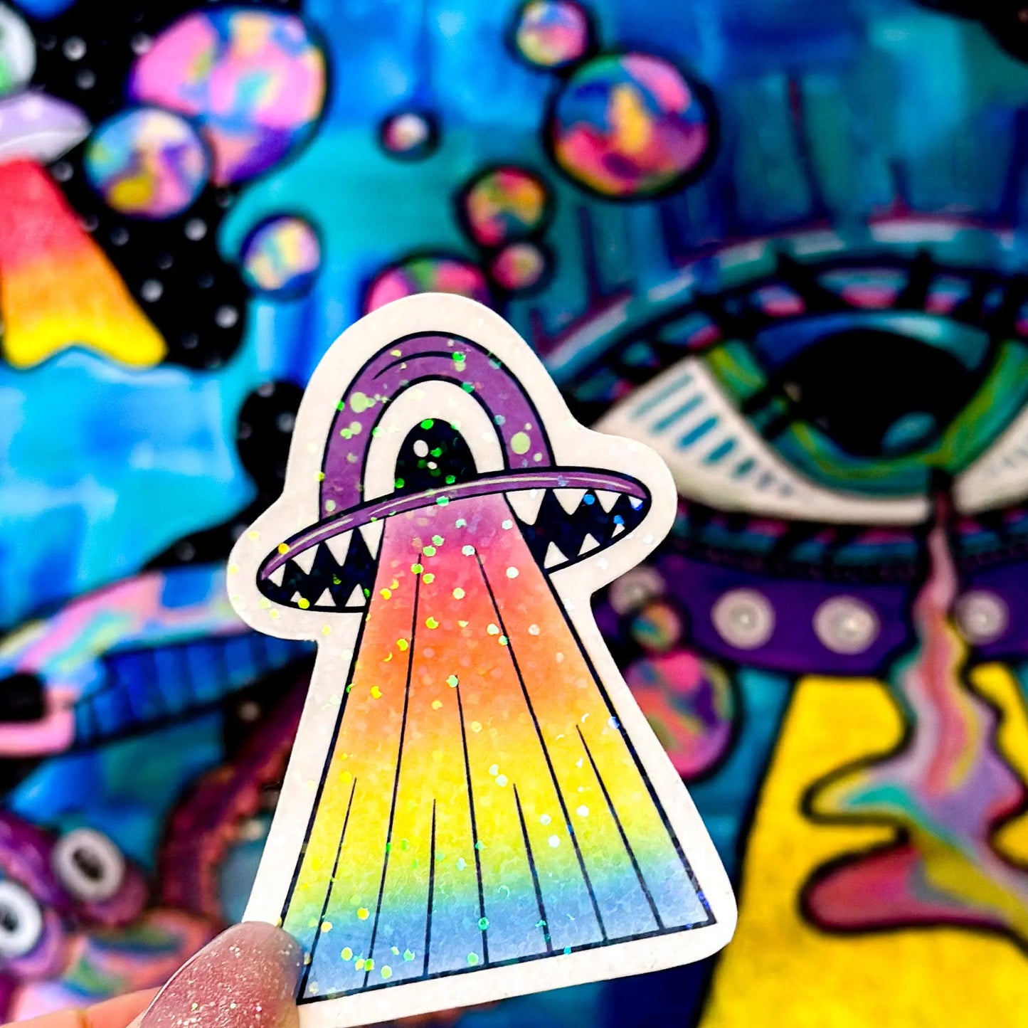 Space Ship Sticker – Galactic Adventure Collection - Doobie Duo