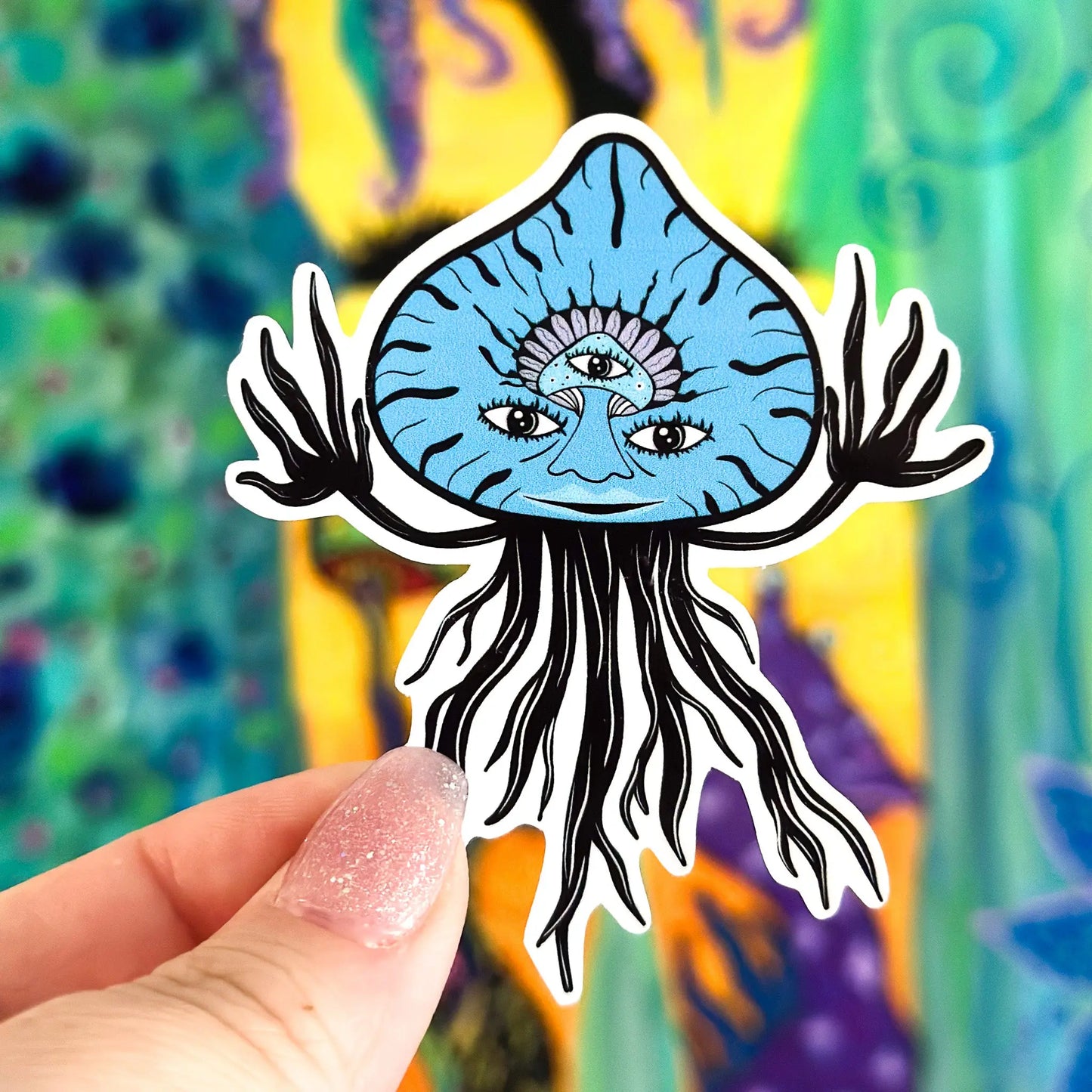 Squid Sticker – Deep Sea Wonders Collection - Doobie Duo