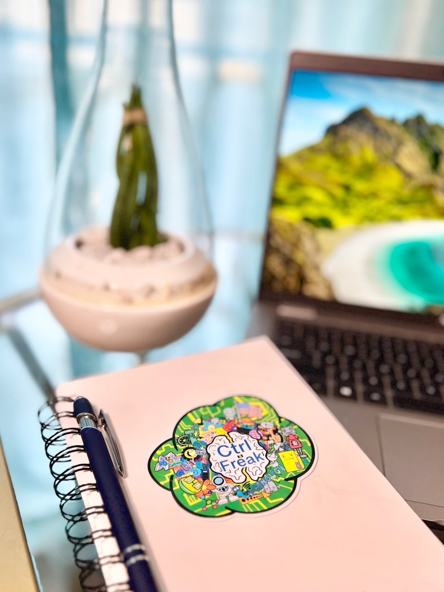 Ctrl Freak Sticker – Techie Vibes Collection - Doobie Duo