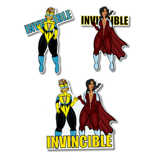 Invincible Recreated Sticker – Heroic Legends Collection - Doobie Duo