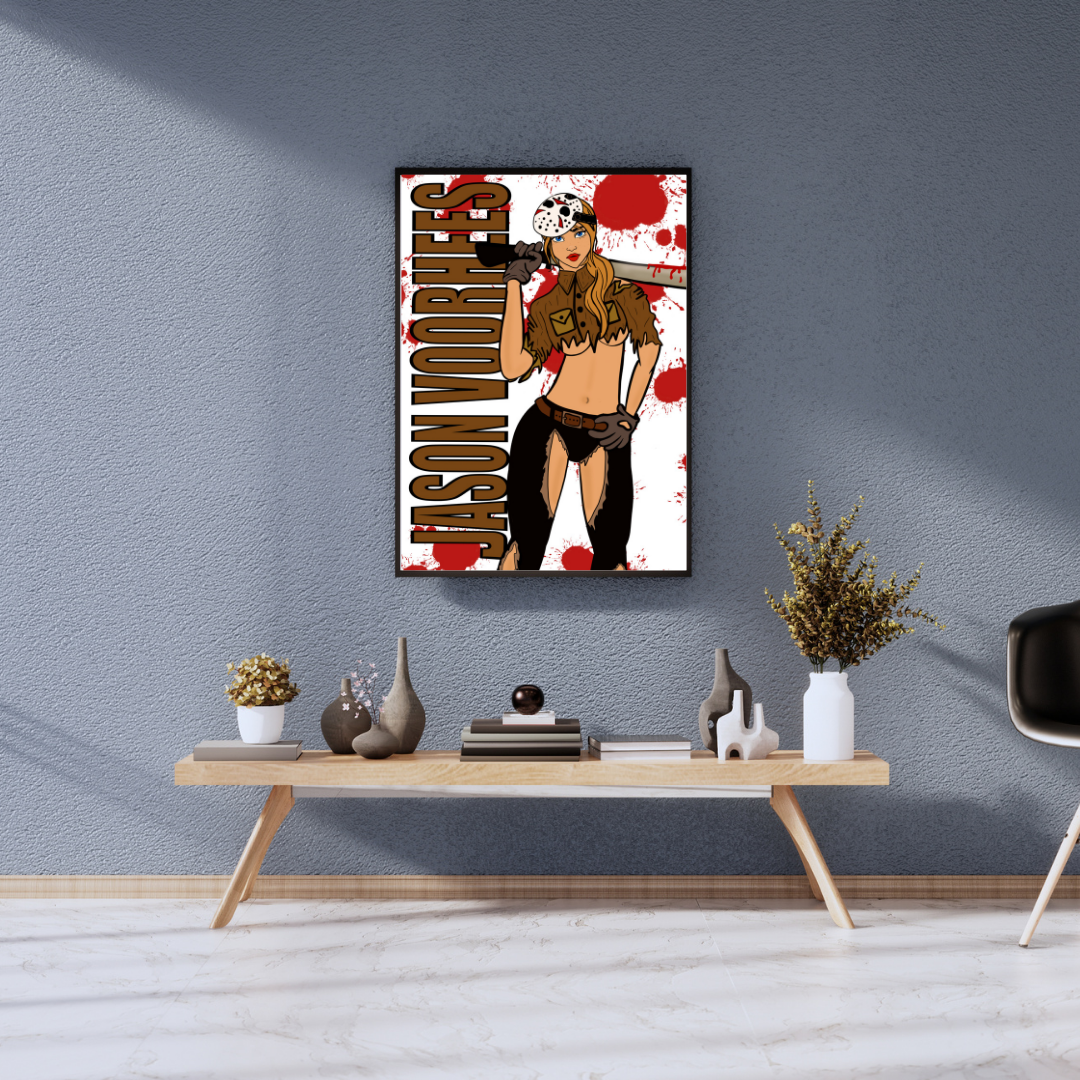 Jason Voorhees Wall Art Print -By Doobie Duo
