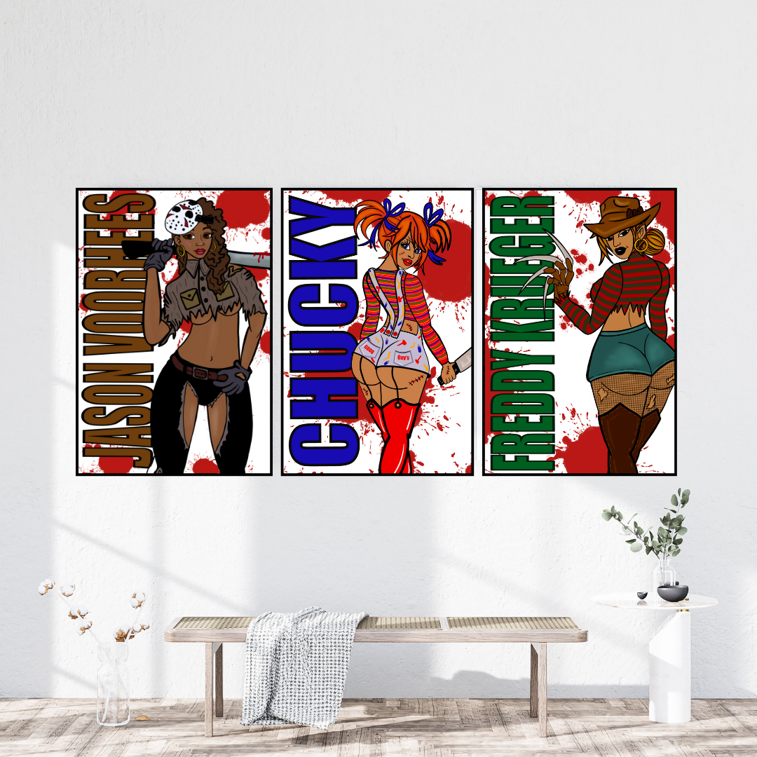 Jason Voorhees Wall Art Print -By Doobie Duo