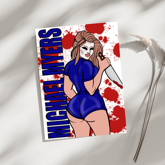 Michael Myers Fine Art Print- By Doobie Duo
