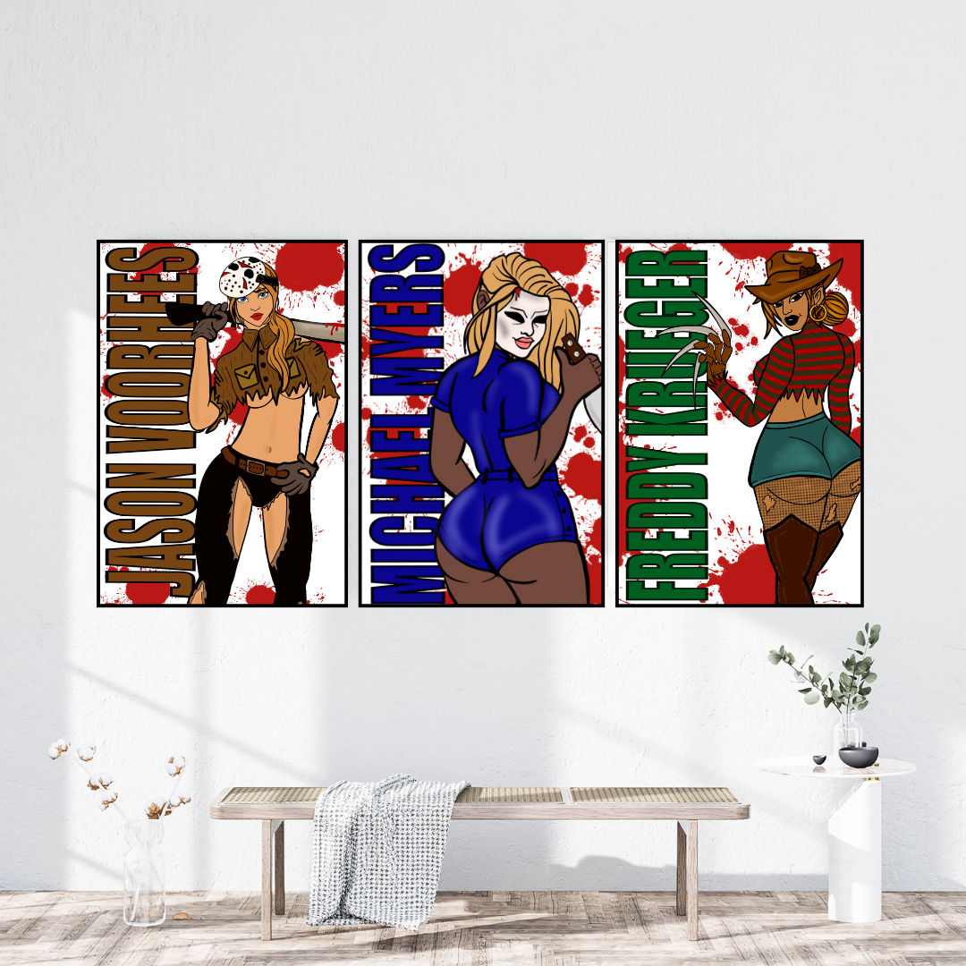 Michael Myers Fine Art Print- By Doobie Duo