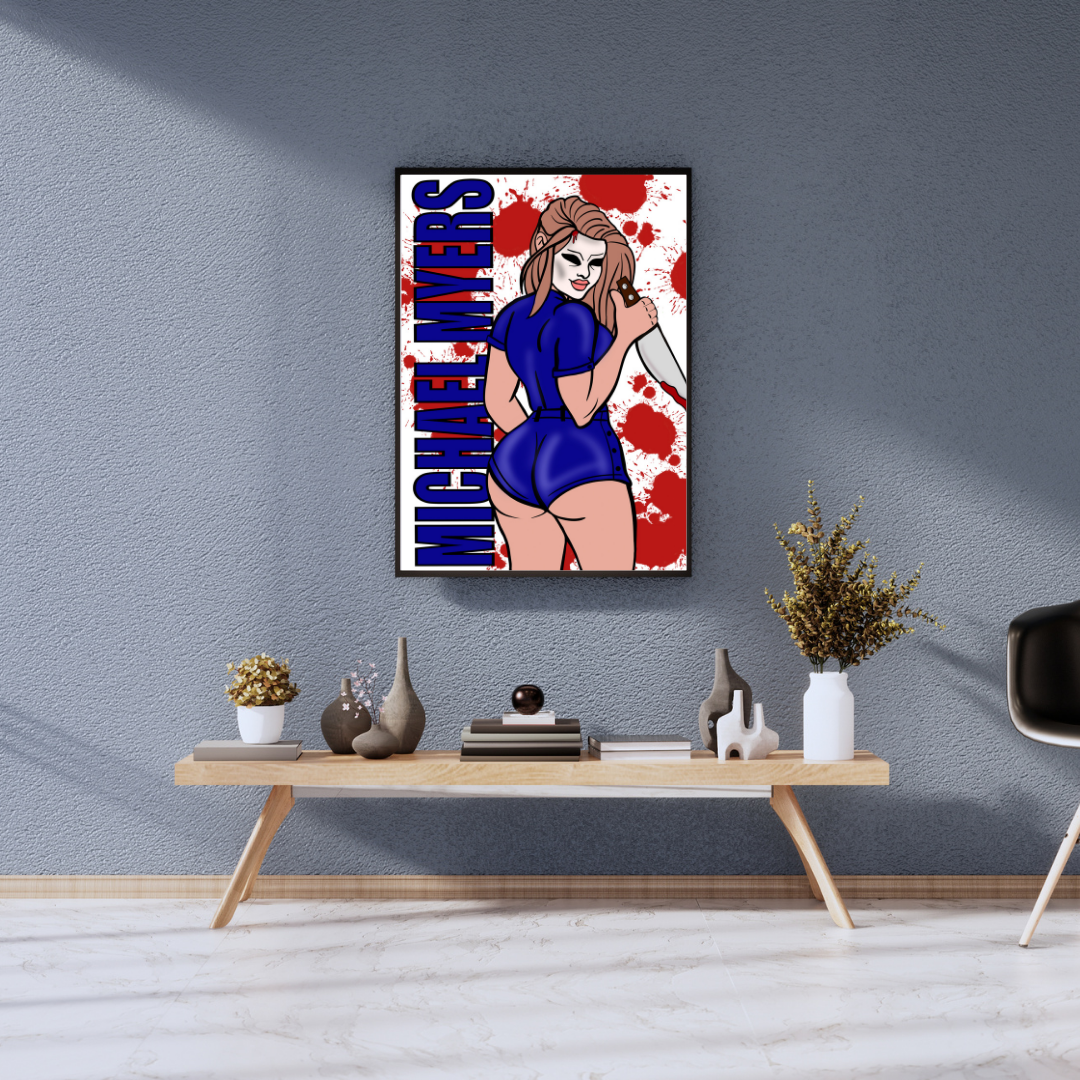 Michael Myers Fine Art Print- By Doobie Duo