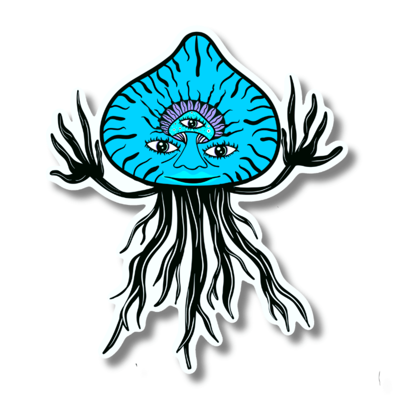 Squid Sticker – Deep Sea Wonders Collection - Doobie Duo