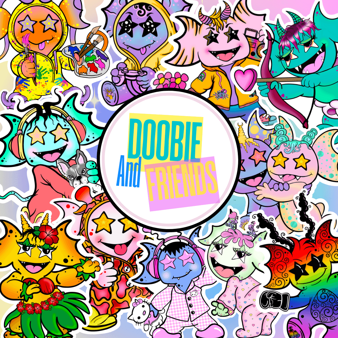 Doobie & Friends Sticker Collectors - Doobie Duo