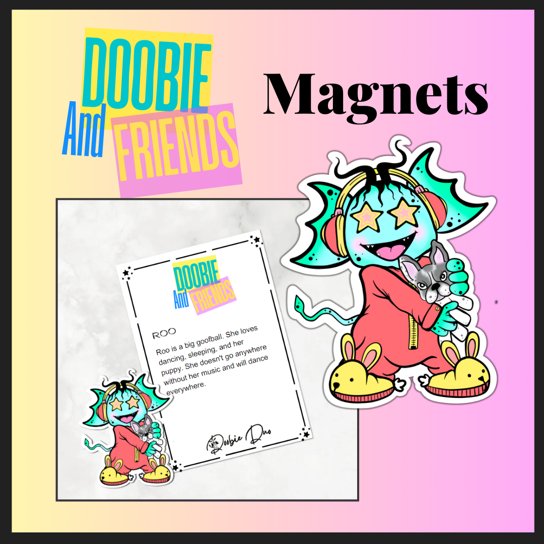 Doobie & Friends Magnets Collectors - Doobie Duo