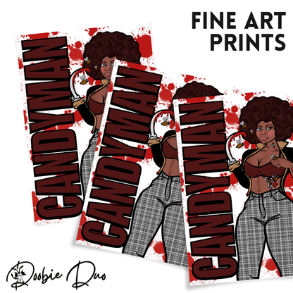 Candyman Wall Art Print- By Doobie Duo