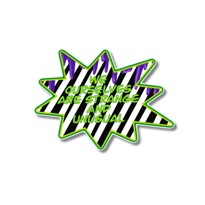 Beetlejuice-Inspired Sticker - Uniquely Designs By Doobie Duo - Doobie Duo
