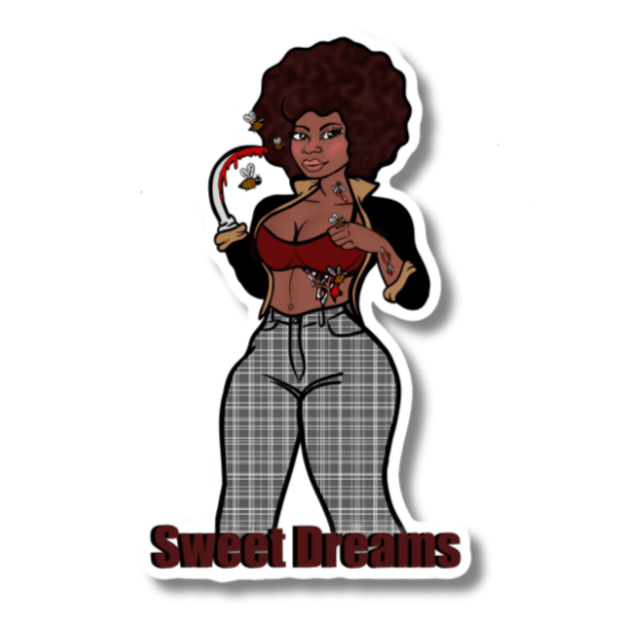 The Caked Up Killers Sticker – Spooky Chic Collection - Doobie Duo