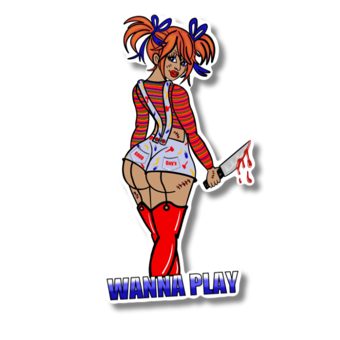 The Caked Up Killers Sticker – Spooky Chic Collection - Doobie Duo