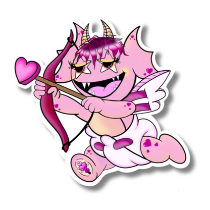 Cupid Doobie and Friends Sticker & Magnet Collectors Set - Doobie Duo