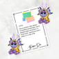 Ops-Doobie and Friends Sticker & Magnet Collectors - Doobie Duo