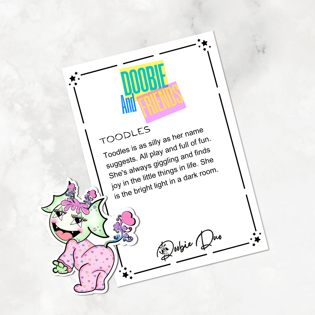 Toodles-Doobie and Friends Sticker & Magnet Collectors - Doobie Duo
