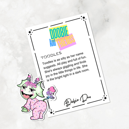 Toodles-Doobie and Friends Sticker & Magnet Collectors - Doobie Duo