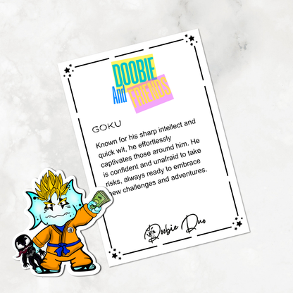 Goku-Doobie and Friends Sticker & Magnet Collectors - Doobie Duo