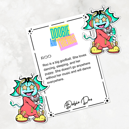 Roo-Doobie and Friends Sticker & Magnet Collectors - Doobie Duo