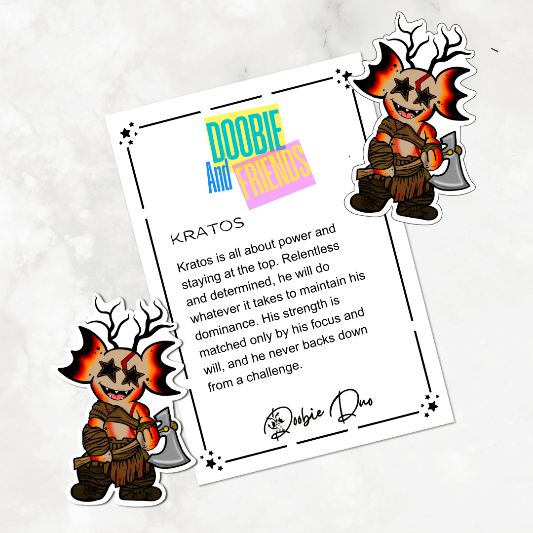 Kratos-Doobie and Friends Sticker & Magnet Collectors - Doobie Duo