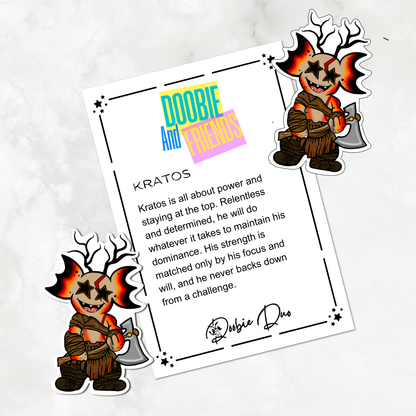 Kratos-Doobie and Friends Sticker & Magnet Collectors - Doobie Duo
