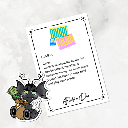 Cash-Doobie and Friends Sticker & Magnet Collectors - Doobie Duo
