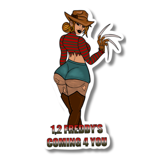 The Caked Up Killers Sticker – Spooky Chic Collection - Doobie Duo
