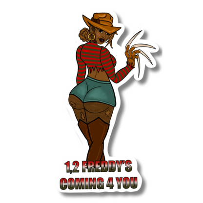 The Caked Up Killers 2.0 Sticker – Ultimate Spooky Chic Collection - Doobie Duo