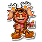 Gamby-Doobie and Friends Sticker & Magnet Collectors - Doobie Duo