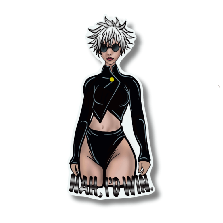 Anime Gojo Recreated Sticker – Anime Legends Collection - Doobie Duo