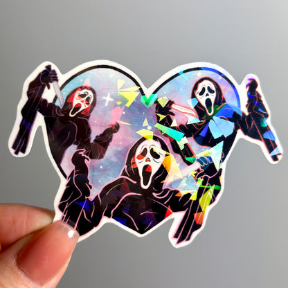 Ghostface Valentine Sticker - Doobie Duo