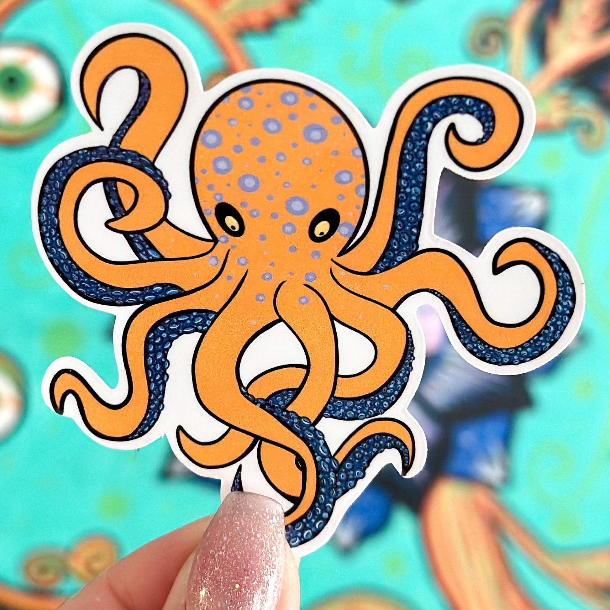 Octopus Sticker – Ocean Wonders Collection - Doobie Duo